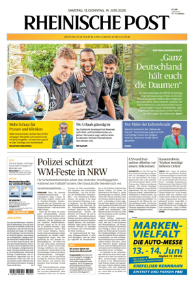 Cover of Rheinische Post Krefeld Kempen