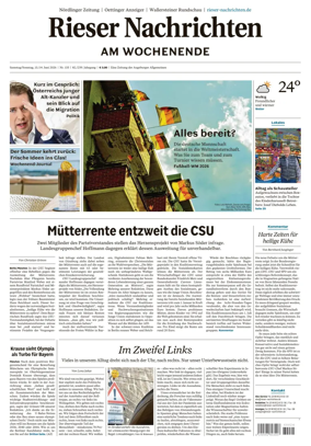 Cover of Rieser Nachrichten