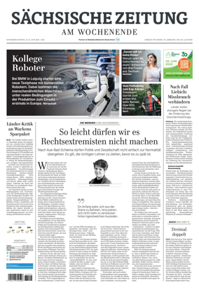 Cover of Sachsische Zeitung (Gorlitz & Niesky)
