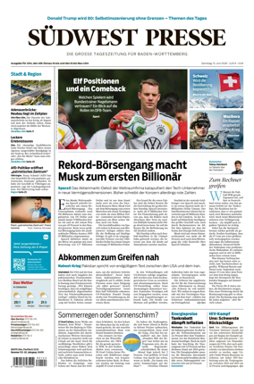 Cover of Sudwest Presse