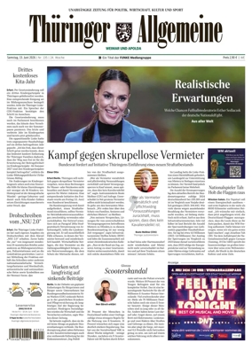 Cover of Thuringer Allgemeine (Apolda)