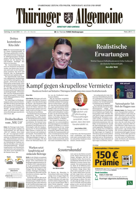 Cover of Thuringer Allgemeine (Arnstadt und Ilmenauz)