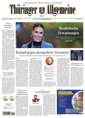 Cover of Thuringer Allgemeine (Erfurt)