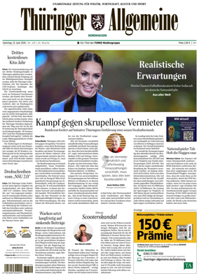 Cover of Thuringer Allgemeine (Nordhausen)