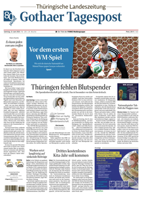 Cover of Thuringische Landeszeitung (Gotha)