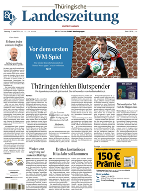 Cover of Thuringische Landeszeitung (Unstrut-Hainich-Kreis)