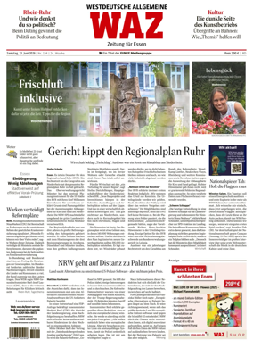 Cover of Westdeutsche Allgemeine Zeitung (Essen)