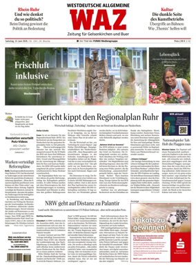 Cover of Westdeutsche Allgemeine Zeitung (Gelsenkirchen)