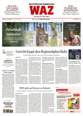 Cover of Westdeutsche Allgemeine Zeitung (Hattingen)