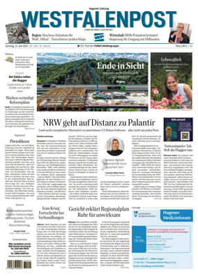 Cover of Westfalenpost (Hagen Hohenlimburg)