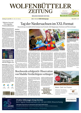 Cover of Wolfenbutteler Zeitung