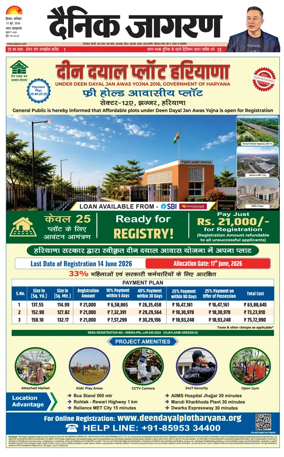 Cover of Dainik Jagran Hisar