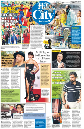 Cover of Hindustan Times (Lucknow) - Live