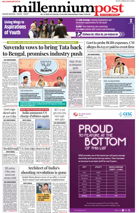 Cover of Millennium Post (Kolkata)