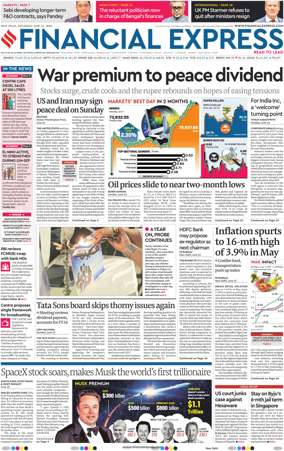 Cover of The Financial Express