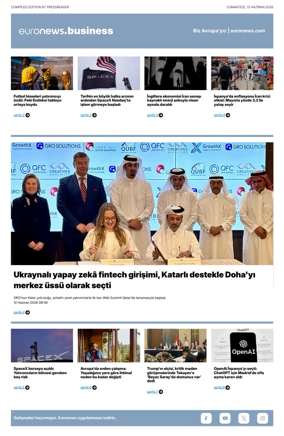 Cover of Euronews Business (Turkish) Compiled Editions