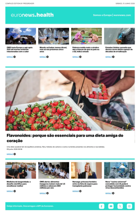 Cover of Euronews Health (Portuguese)
