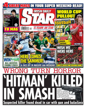 Cover of Irish Daily Star