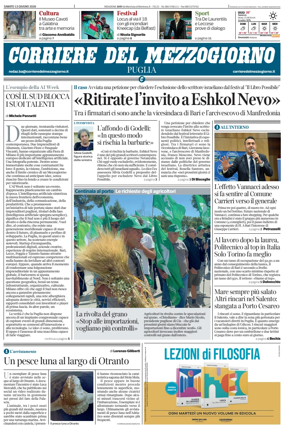 Cover of Corriere del Mezzogiorno (Puglia)