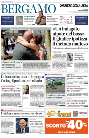 Cover of Corriere della Sera (Bergamo)