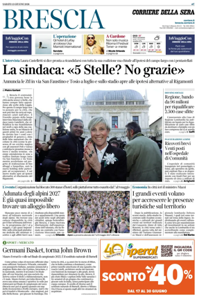 Cover of Corriere della Sera (Brescia)