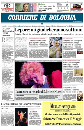 Cover of Corriere di Bologna