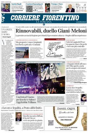 Cover of Corriere Fiorentino
