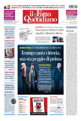 Cover of Il Fatto Quotidiano
