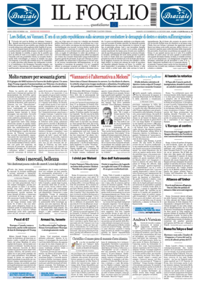 Cover of Il Foglio Quotidiano