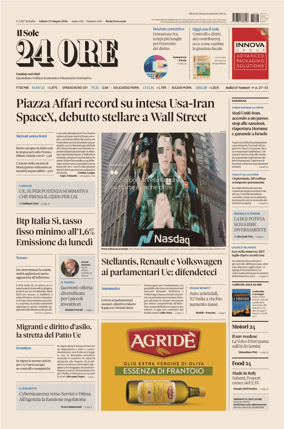 Cover of Il Sole 24 Ore