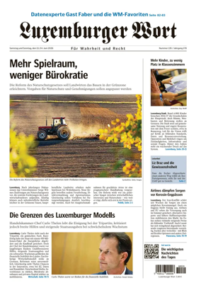 Cover of Luxemburger Wort