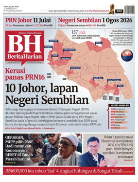 Cover of Berita Harian