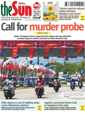 Cover of The Sun (Malaysia)
