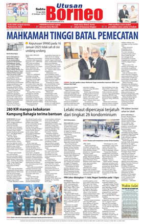Cover of Utusan Borneo (Sabah)