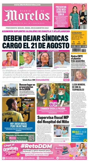 Cover of Diario de Morelos