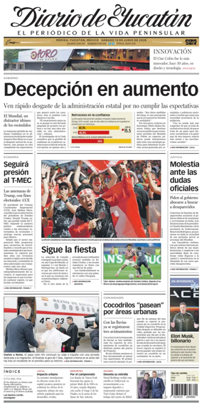 Cover of Diario de Yucatan