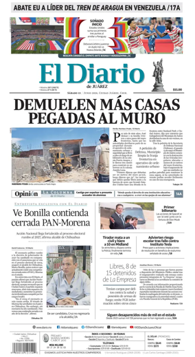 Cover of El Diario de Juarez