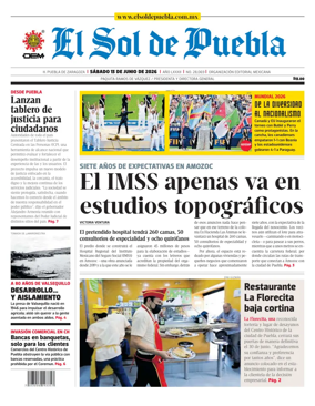 Cover of El Sol de Puebla