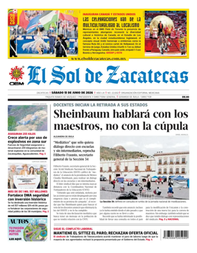 Cover of El Sol de Zacatecas