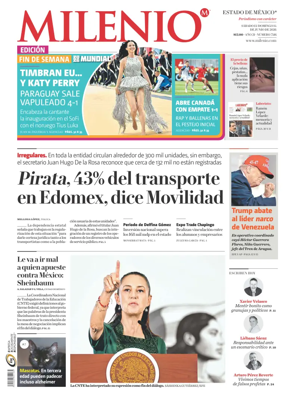 Cover of Milenio Edo de Mexico