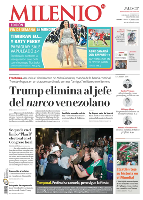 Cover of Milenio Jalisco