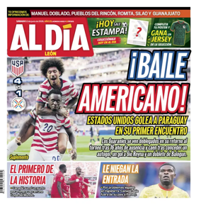 Cover of Periodico Al Dia (Leon)