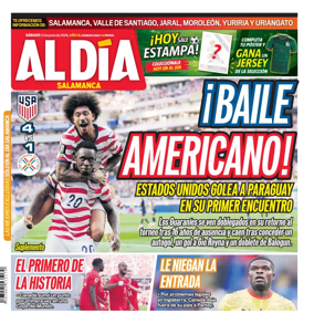 Cover of Periodico Al Dia (Salamanca)