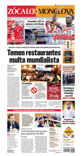 Cover of Zocalo Monclova