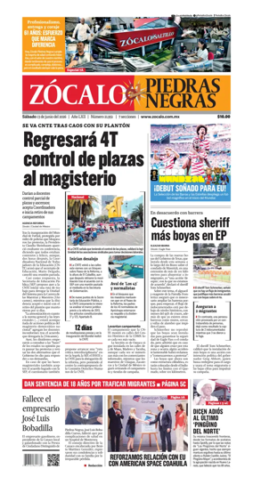 Cover of Zocalo Piedras Negras