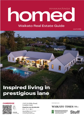 Cover of Homed Waikato Region