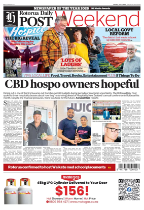 Cover of Rotorua Daily Post