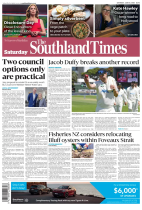 Cover of The Southland Times