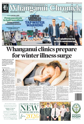Cover of Whanganui Chronicle