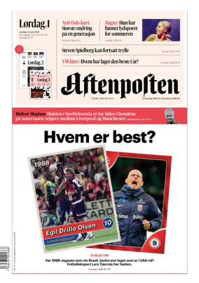 Cover of Aftenposten